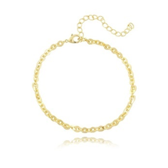 Pulseira de Mini Medalhinhas Entrelaçadas - Imagem 2